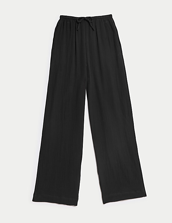 Pure Cotton Drawstring Trousers