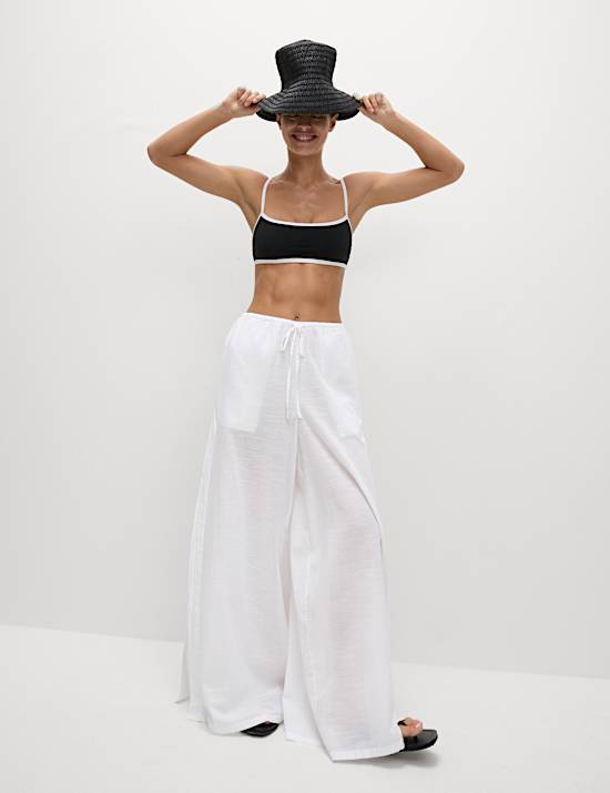 Pure Cotton Beach Trousers