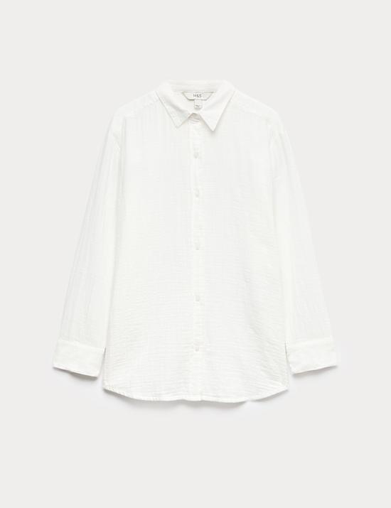Pure Cotton Double Cloth Beach Shirt