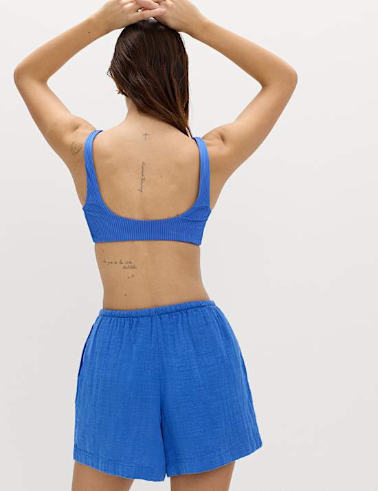 Pure Cotton Double Cloth Shorts