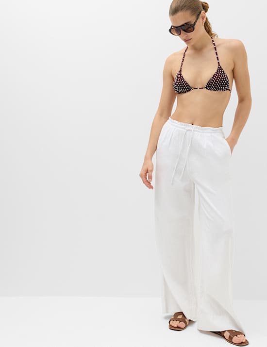 Printed Triangle Bikini Top