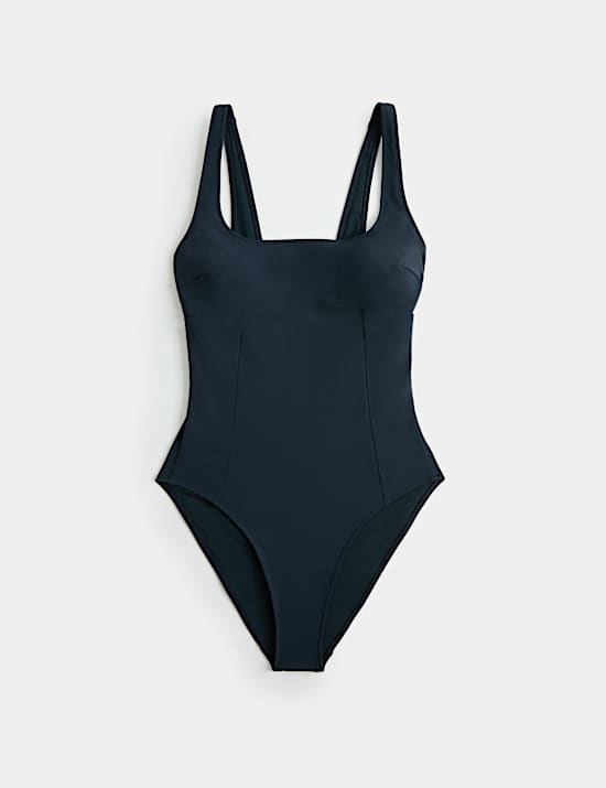 Firm Support Scoop Neck Swimsuit