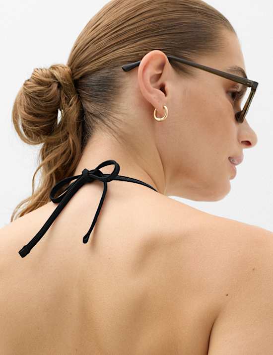 Haut de bikini rembourr&eacute; dos nu style bandeau