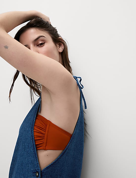 Linen Rich Strappy Playsuit