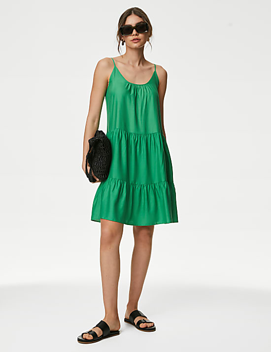 Mini Tiered Beach Dress