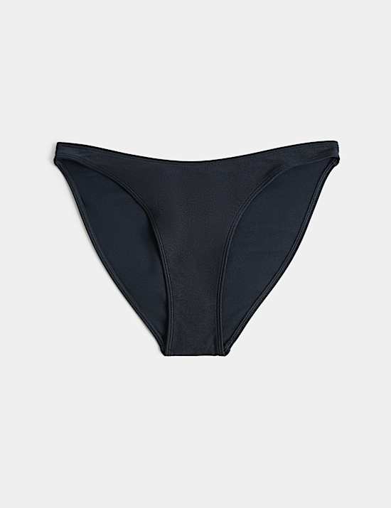 Low Rise High Leg Bikini Bottoms