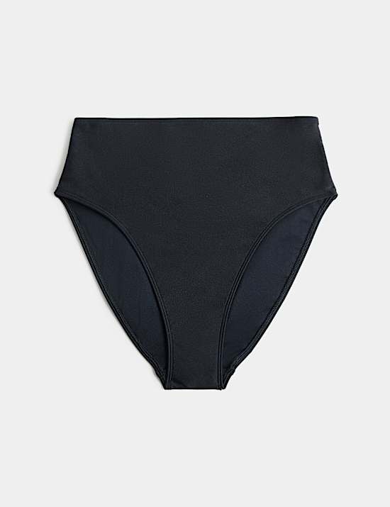 High Waisted High Leg Bikini Bottoms