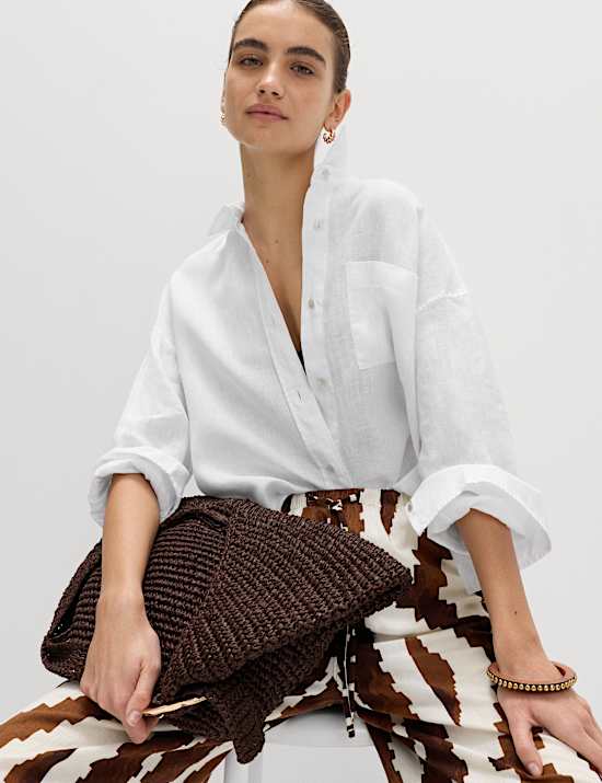Pure Linen Relaxed Shirt