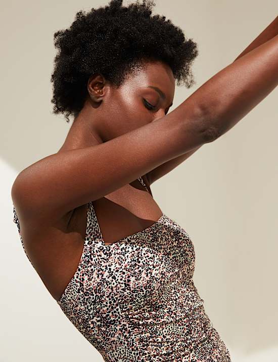 Tummy Control Printed Padded Swimsuit