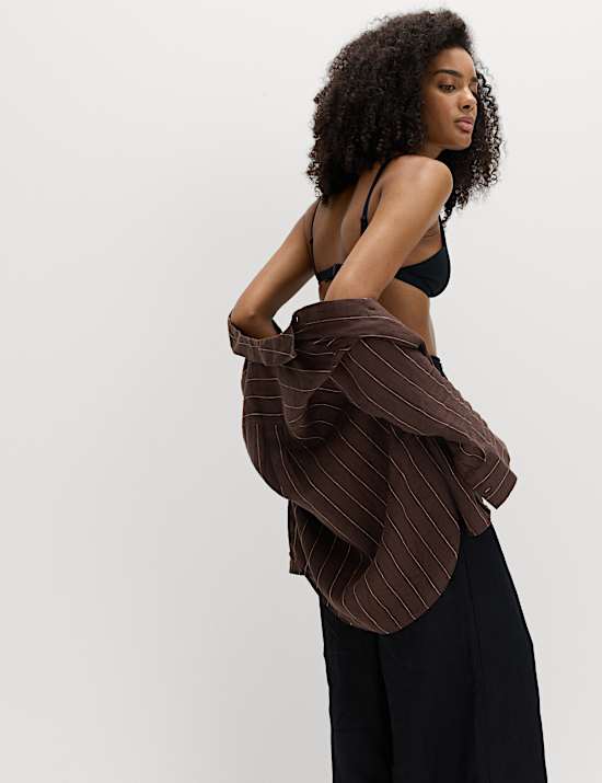 Pure Linen Striped Shirt