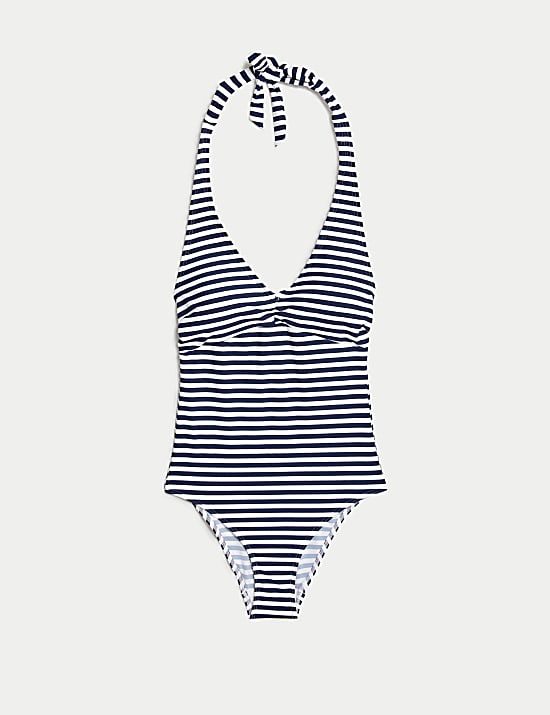 Printed Halterneck Swimsuit