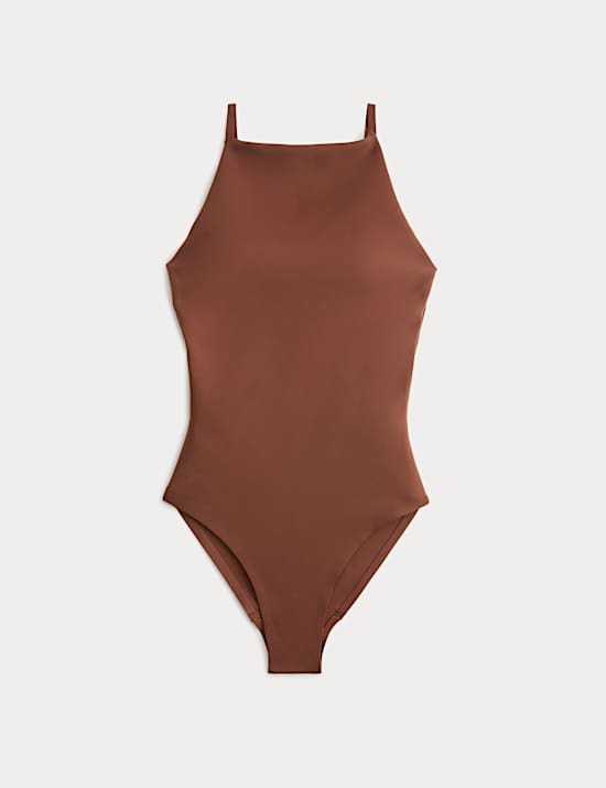 Maillot de bain thermocoll&eacute; &agrave; col montant