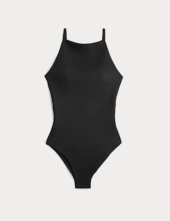 Bonded High Neck Swimsuit