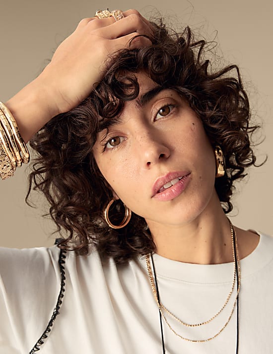 Pure Cotton Embroidered Oversized T-Shirt