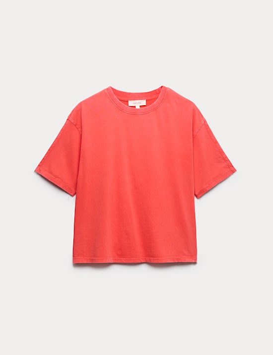 Pure Cotton Short Sleeve Boxy T-Shirt