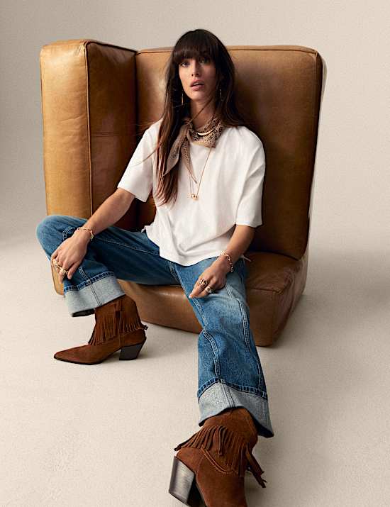 Pure Cotton Short Sleeve Boxy T-Shirt