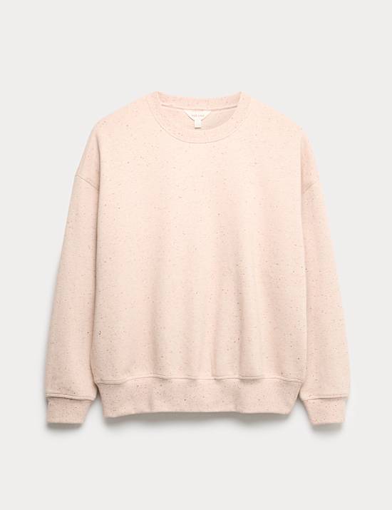 Cotton Rich Fleck Sweatshirt