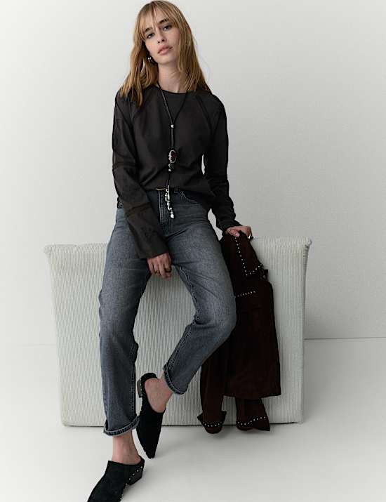 Pure Cotton Embroidered Top