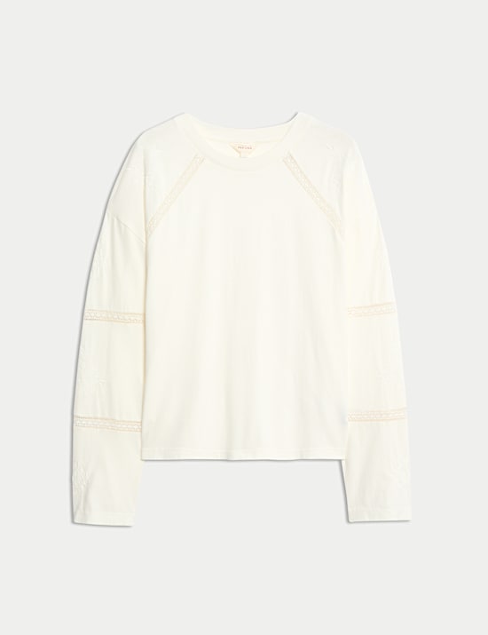 Pure Cotton Embroidered Top