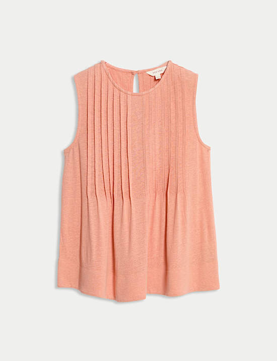 Top plissé nervuré