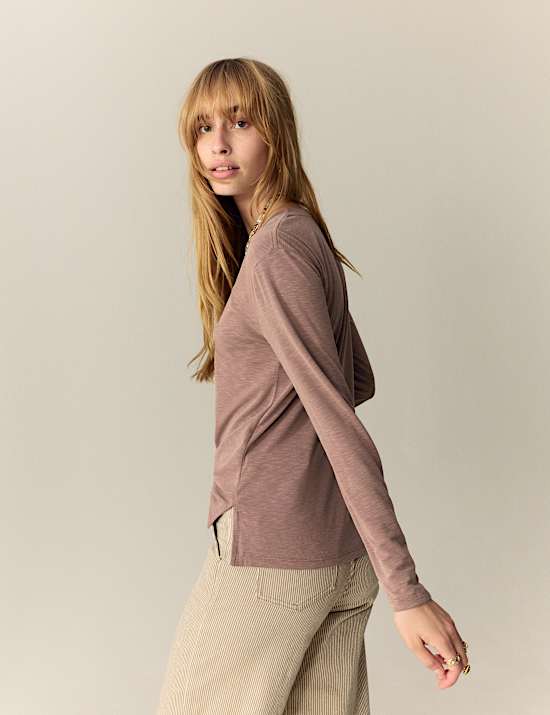 Modal Rich V-Neck Top