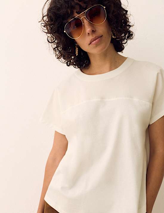 Puur katoenen T-shirt