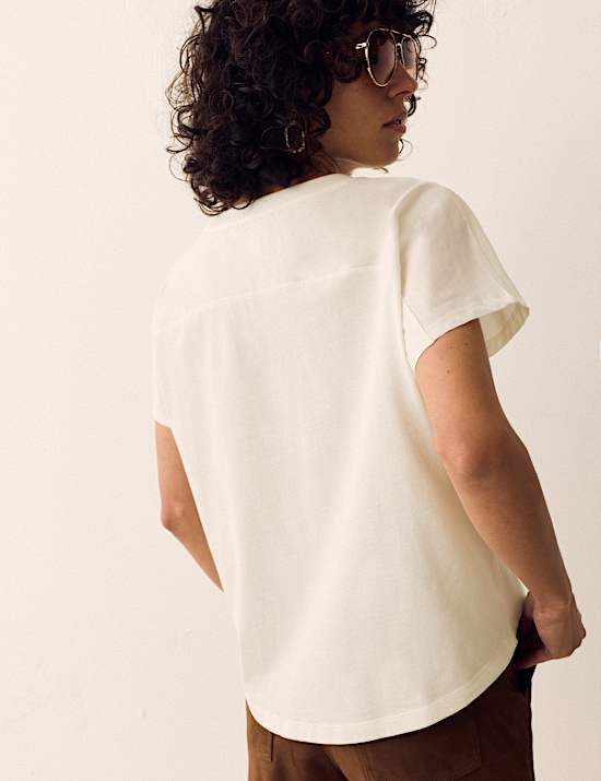 Puur katoenen T-shirt