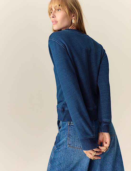 Cotton Rich Garment Dye Sweatshirt