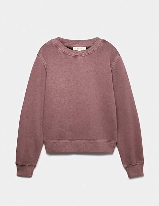 Cotton Rich Garment Dye Sweatshirt