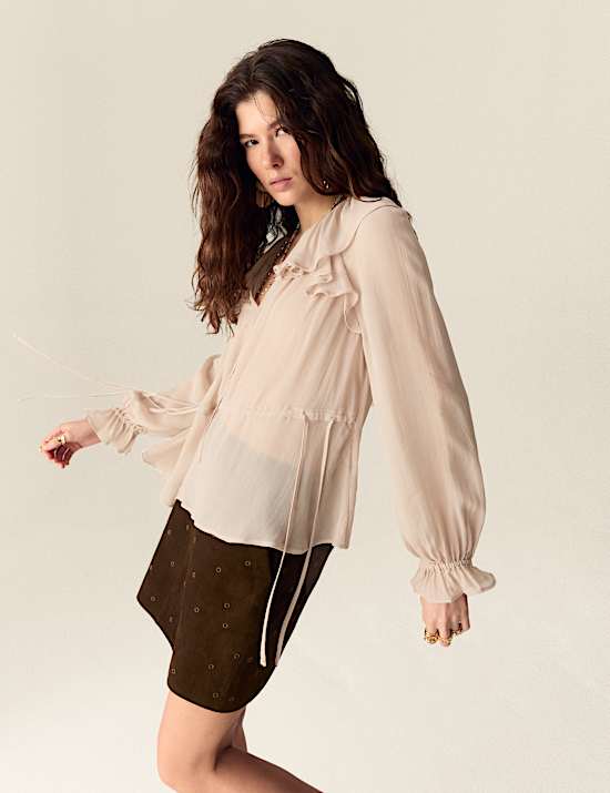 Tie Neck Blouse