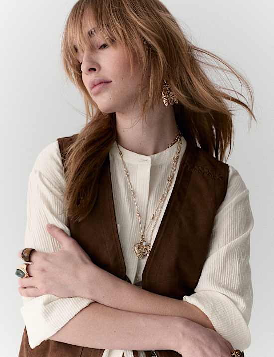 Chemise pratique en lyocell textur&eacute; sans encolure