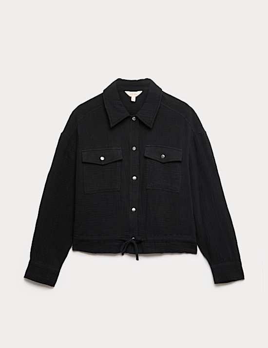 Pure Cotton Double-Cloth Shirt