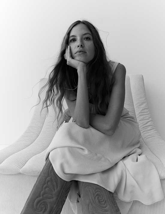 Pure Silk Beaded V-Neck Maxi Slip Dress