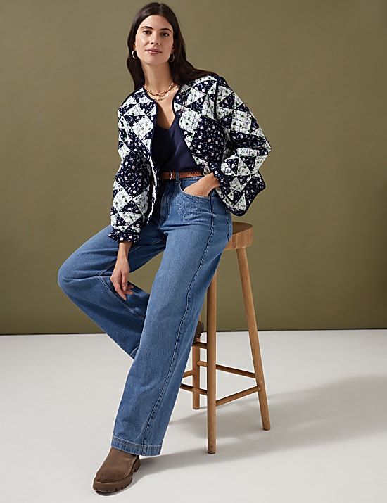 Pure Cotton Reversible Quilted Jacket