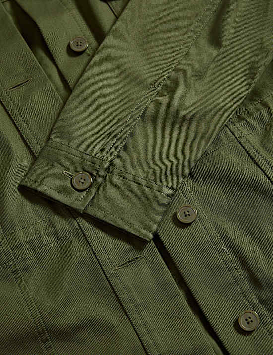 Veste pratique 100 % coton fleuri