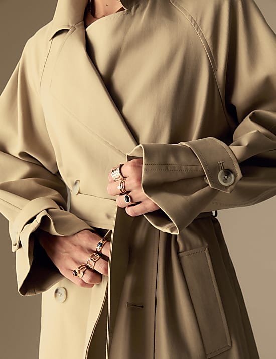 Lyocell Blend Stormwear™ Trench Coat