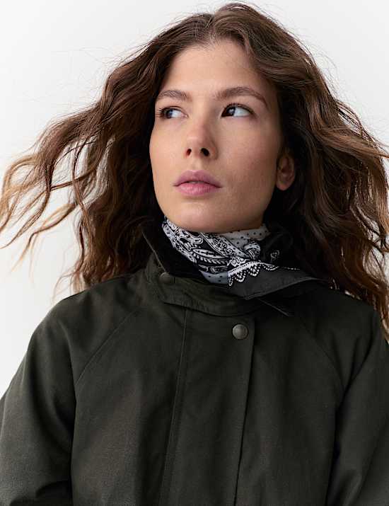 Waxed Pure Cotton Utility Jacket