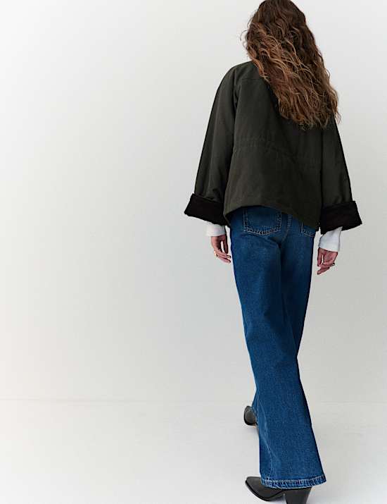 Waxed Pure Cotton Utility Jacket