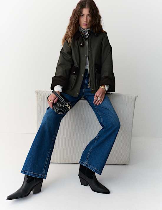 Waxed Pure Cotton Utility Jacket