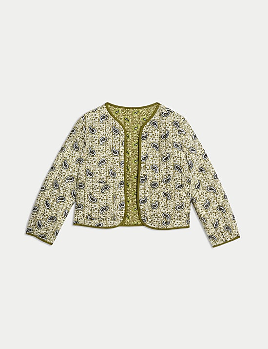Veste matelass&eacute;e r&eacute;versible 100&nbsp;% coton