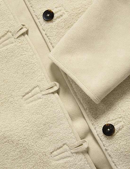 ז'קט צמרירי דו-צדדי מצמר מלאכותי