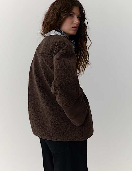 Faux Shearling Reversible Jacket