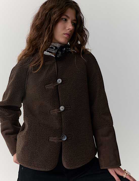 Faux Shearling Reversible Jacket