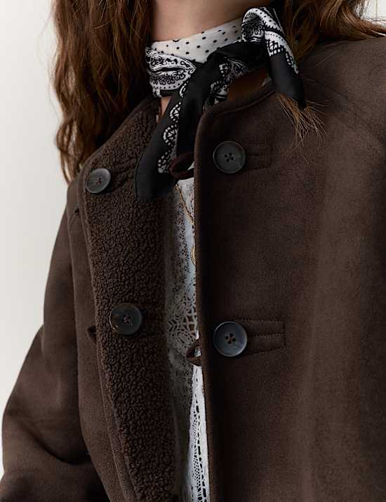 Faux Shearling Reversible Jacket