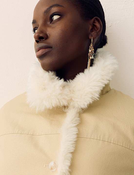 Faux Fur Reversible Bomber Jacket