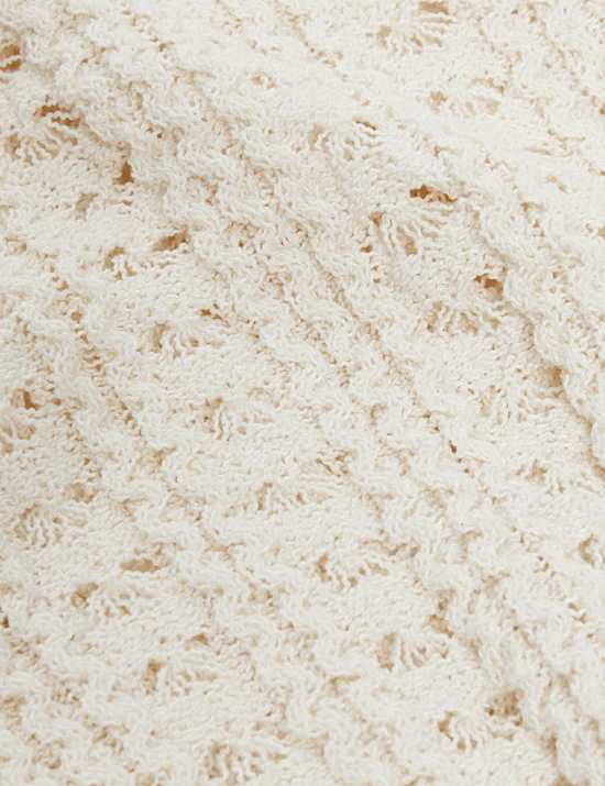 Cotton Rich Knitted Crew Neck Jumper