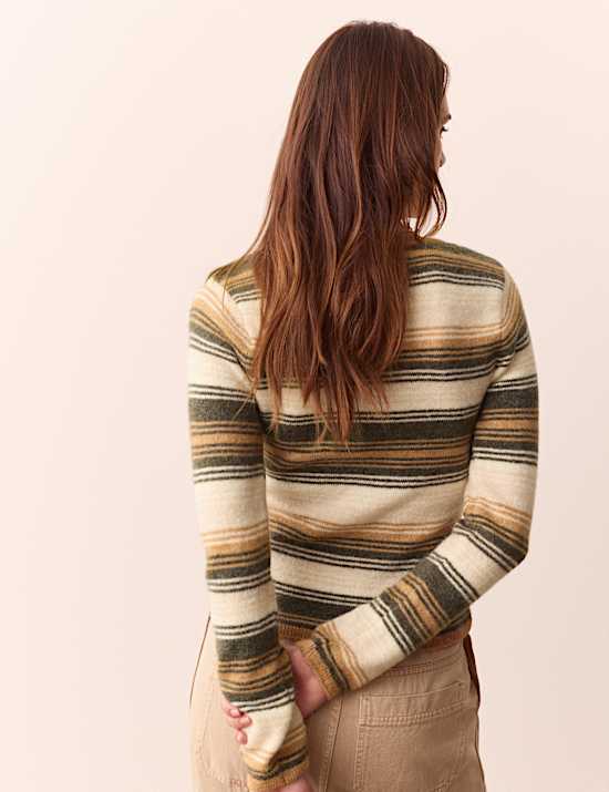 Striped Scoop Neck Jumper