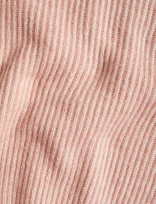 Textured Button Front Blouson Sleeve Cardigan