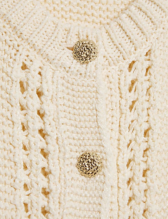 Cotton Rich Knitted Crew Neck Waistcoat