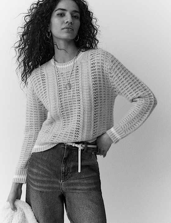 Open Stitched Jumper
